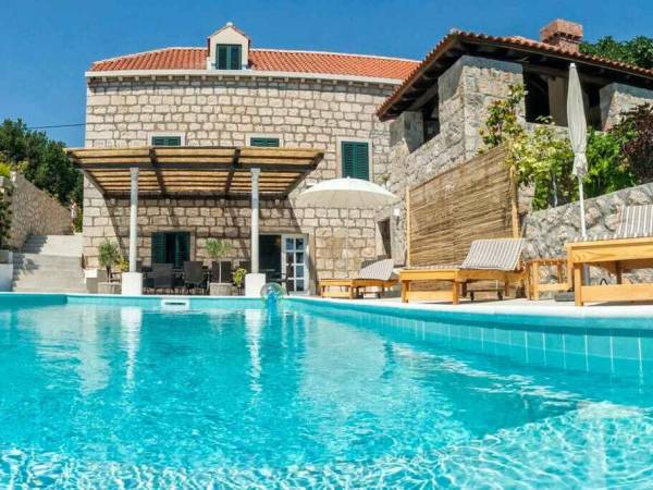 Amazing Stone Villa with Pool in Dubrovnik Region